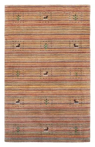 Red Traditional 3'0" x 4'9" Oriental Hand loomed Wool Area Rug - Picture 1 of 9