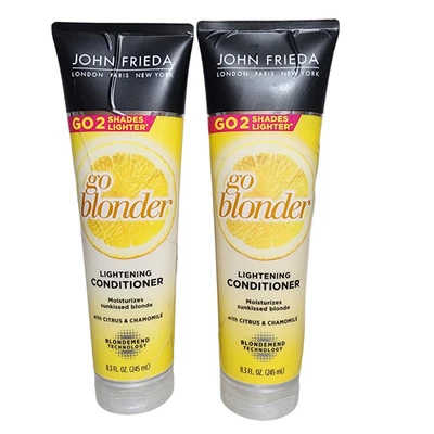 John Frieda Go Blonder Lightening Conditioner 8.3 oz 2 Pack. Packaging May Vary. - Image 1 of 3