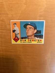 1960 TOPPS BASEBALL #234 DON DEMETER!! (CREASE) $1 SHIPPING!! - Picture 1 of 2
