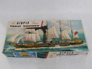 1/180 Airfix Great Western Ship Paddle Steamer Plastic Model Kit Complete 802 - Picture 1 of 2