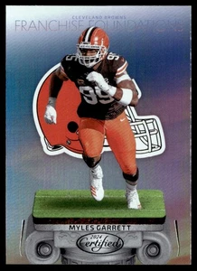 MYLES GARRETT 2024 PANINI CERTIFIED FRANCHISE FOUNDATIONS CLEVELAND BROWNS #19 - Picture 1 of 2