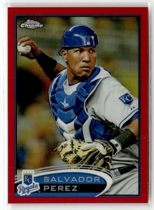 2012 Topps Chrome #124 Salvador Perez Red Refractor #'d /25 Rookie SSP - Picture 1 of 2