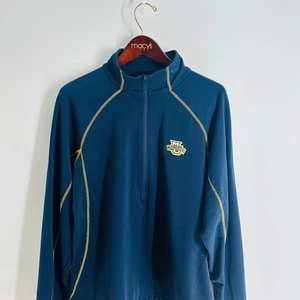 Level Wear Marquette Golden Eagles NCAA Basketball Jacket Navy Blue Size L - Picture 1 of 7