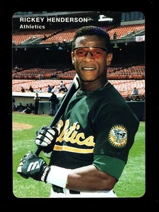 1994 MOTHER'S COOKIES #6 RICKEY HENDERSON OAKLAND ATHLETICS QTY - Picture 1 of 2