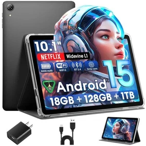 Android Tablet High Performance, 18GB RAM 128GB ROM, 10 Inch Tablets with 128... - Picture 1 of 6