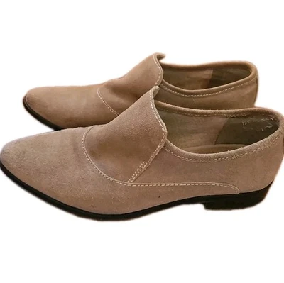 Zapatos para mujer Free People talla 40 EE. UU. talla 9 gamuza cuero tostado Foto 1 de 4