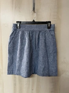 Loft blauer Leinenrock - Neu mit Etikett - Bild 1 von 3