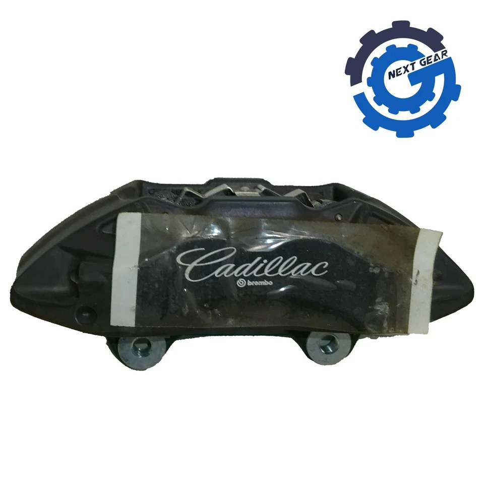 Pinça de freio dianteira direita Cadillac fabricante de equipamento original com pastilhas para 2013-20 CT6 CTS ATS 84544155 - Imagem 1 de 4