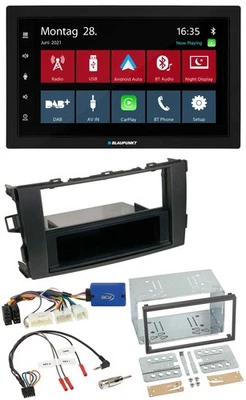 Blaupunkt Lenkrad Bluetooth DAB 2DIN USB Autoradio für Toyota Auris 2011-2012 sc - Bild 1 von 4