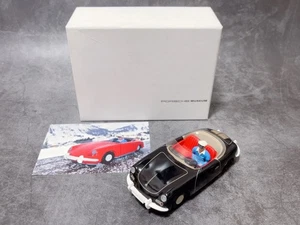 Porsche 356 1/32 Mini Tin Car TuWa Black modello vintage da collezione - Foto 1 di 3