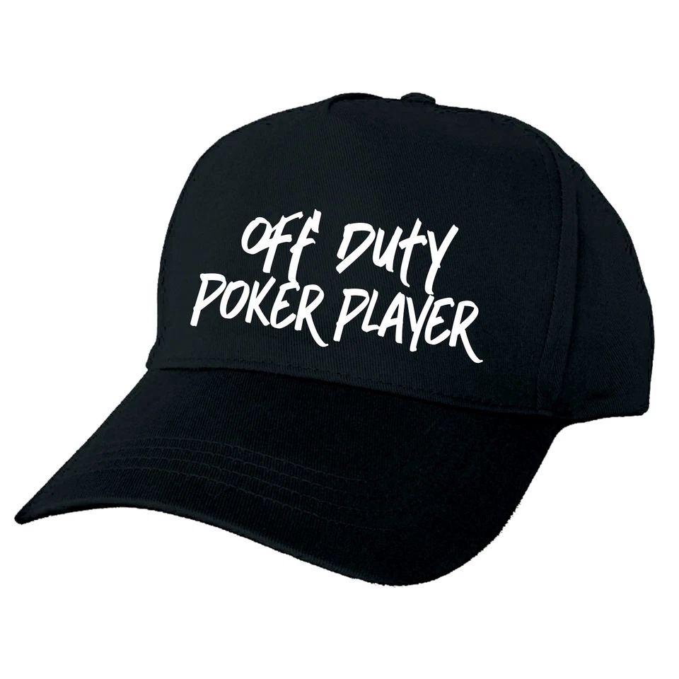 Casual Cap with Message - OFF DUTY POKER PLAYER CAP - Add Your Role - Premium - Bild 1 von 1