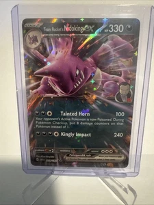 Team Rocket's Nidoking EX Pokémon Card Holographic 330 HP - Picture 1 of 10