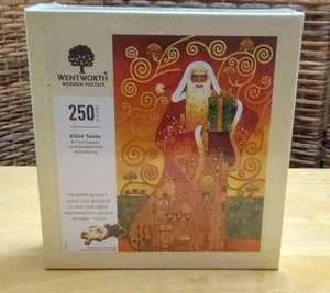 Wentworth Wooden Jigsaw 2015 Puzzles By The Masters Gustav Klimt Santa 250 Pcs - Picture 1 of 14