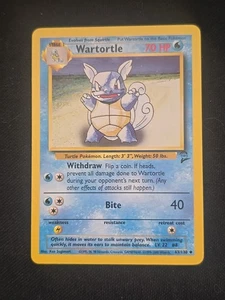 Wartortle 063/130 Base Set 2 Regular WOTC Vintage Pokemon TCG Lightly Played  - Bild 1 von 2