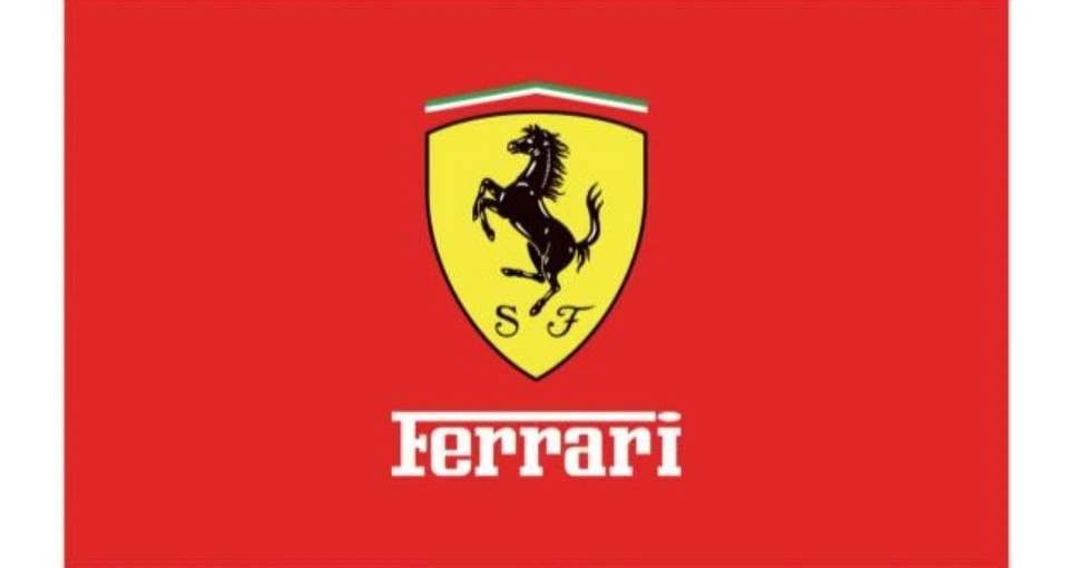 Ferrari Fahne Flagge Banner Motorrad Motorcycle 90 x 150 cm Typ 3 | NEU