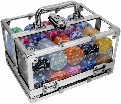 Box in Alluminio Trasparente - 400 Chips Da 14G - Immagine 1 di 4