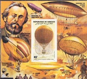 W DJIBOUTI C173av MANNED FLIGHT BICENTENARY - Picture 1 of 1