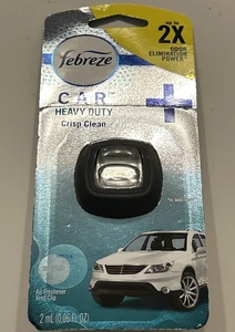 Febreze Clip Ventilazione Auto Resistente Croccante Pulito Profumo Deodorante Ultimi 30 Giorni - Foto 1 di 3