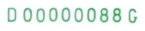 (( LOW # 00000088 )) Binary Fancy serial number $1 SIX OF A KIND zero near solid - Picture 1 of 3