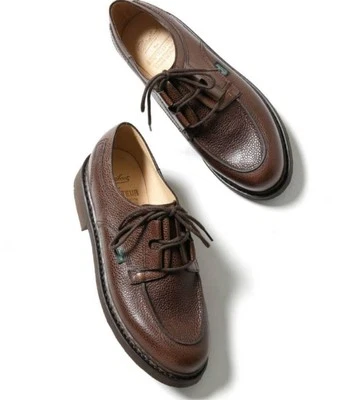 Zapatos de cuero marrón oscuro Paraboot Chambord ARPENTEUR Gilly Foto 1 de 4