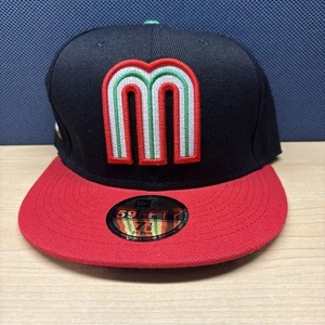 New Era 59Fifty Herren World Baseball Classic Mexico grün rot Mütze 7 1/8. Neu - Bild 1 von 12
