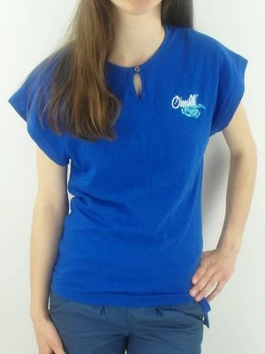 Camiseta O'Neill Top Tee Sarah Azul Cuello Redondo Lazo Decorativo Foto 1 de 3