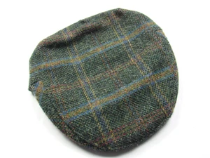 Vtg Donegal Tweed Newsboy Cap Hat Quill’s Ireland Irish Wool Plaid Men 7 1/8 M - Picture 1 of 8