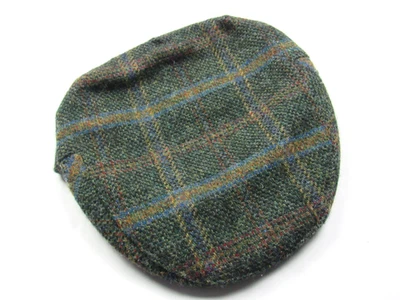 Vtg Donegal Tweed Newsboy Cap Hat Quill’s Ireland Irish Wool Plaid Men 7 1/8 M - Image 1 of 4