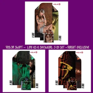 Taylor Swift The Life of a Showgirl LIMITED Release Deluxe CD Set Of 3 - Presale - Picture 1 of 4
