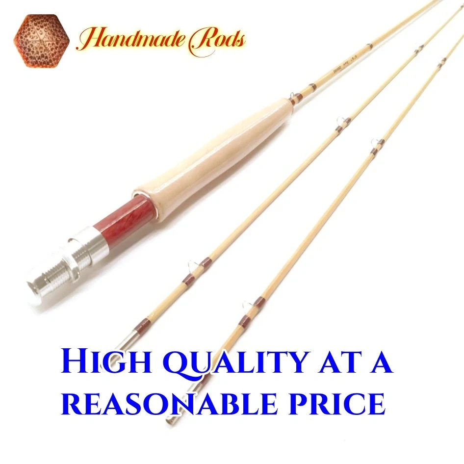 Handmade  Bamboo Fly Rods 6'6'' ~ 3 wt /2 Section ~  2 Tips / Fly Fishing Rods - Image 1 of 4