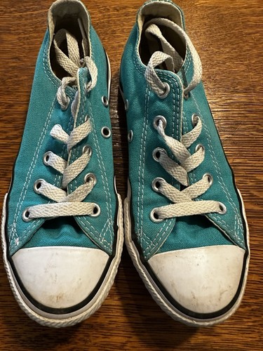 Top basso turchese converse chuck taylors bambina taglia 13