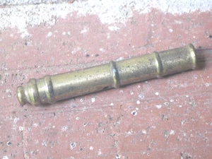 JUGUETE DE CAÑÓN DE LATÓN FUNDIDO DE COLECCIÓN DE LA GUERRA CIVIL DE 3 1/8" DE LARGO - Imagen 1 de 3
