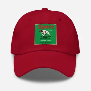 Western Cartridge Co. XPERT Shotgun Shells Vtg Hunting Dog Box Art Graphic Hat - Picture 1 of 15