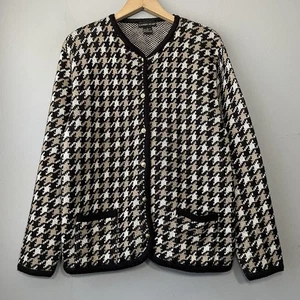 Vintage Old Money Cardigan Size Large Sweater Gold Buttons Preppy Twee Academia - Picture 1 of 9