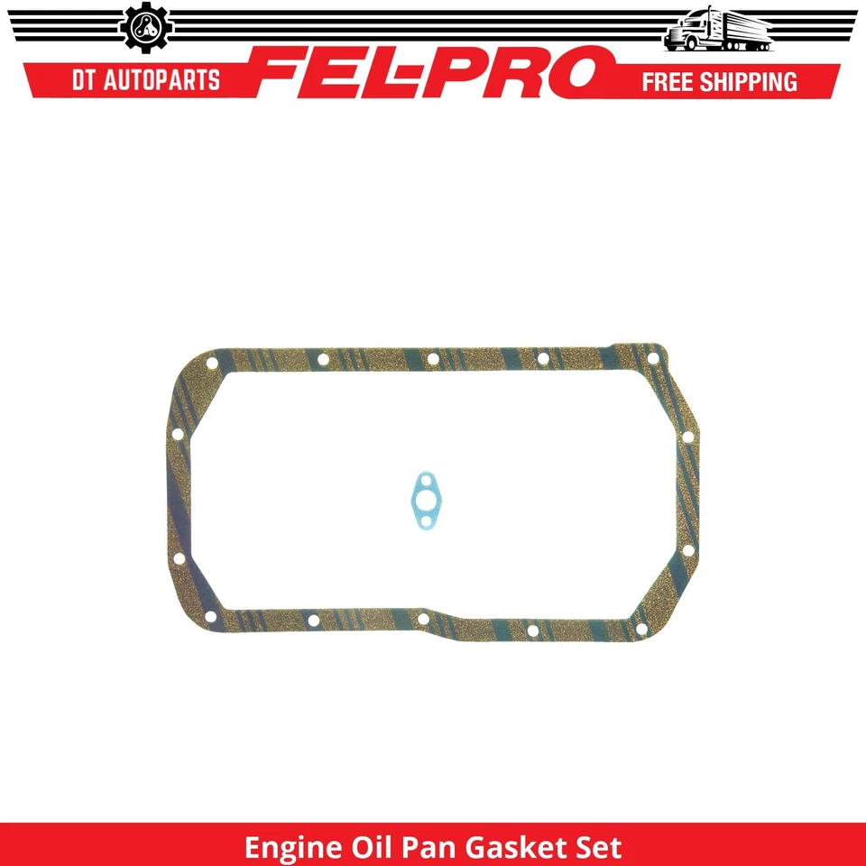 For 1975-1984 Buick Regal Engine Oil Pan Gasket Set Fel-Pro 1976 1977 1978 1979 - Image 1 of 1