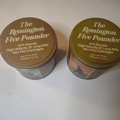 De colección Remington Cinco Libras, Munición Placa de Estaño A Y Placa C Foto 1 de 4