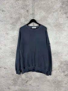 Stone Island Sweatshirt dunkelblau Pullover Pulli verwaschen Herren Größe 3XL - Bild 1 von 24