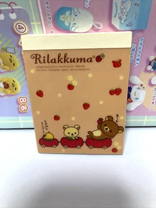 San-X Rilakkuma mini Memo Pad 2 designs 3.25x2.25 inc 2009 - Picture 1 of 5