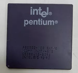Intel Pentium SX970 100MHz Socket 7 Vintage Ceramic Processor A80502-100 - Picture 1 of 4