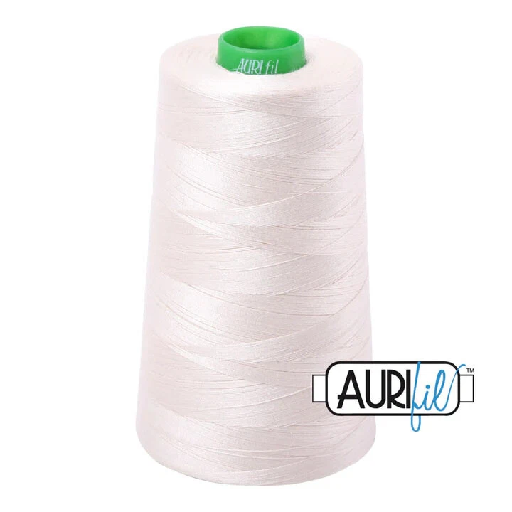 Aurifil Thread Mako 40wt 100% Cotton Cone - 1 x 5140 yards Each - Image 1 of 1