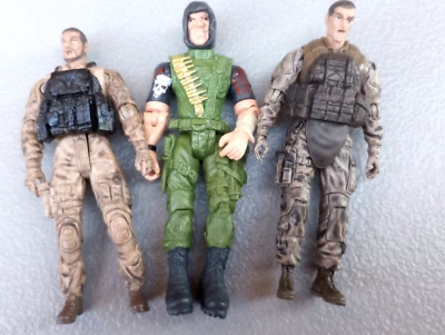 Elite Force Militar Combat Code Caja Azul Exclusivo Lote 1:18 Figura 3.75" Foto 1 de 4