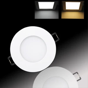 LED Panel Einbaustrahler Deckenleuchte Einbau Leuchte eckig rund ultraslim slim - Bild 1 von 67