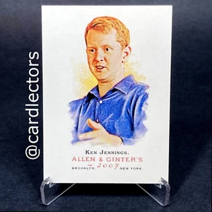 2007 Topps Allen & Ginter's Baseball KEN JENNINGS #319 a rischio! Vincitore Campione - Foto 1 di 2