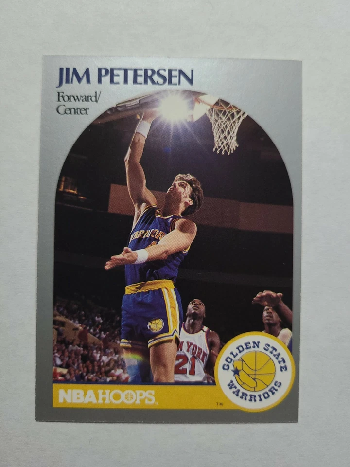 JIM PETERSEN 1990-91 NBA HOOPS BASKETBALL CARD # 117 D8122 - Image 1 of 1