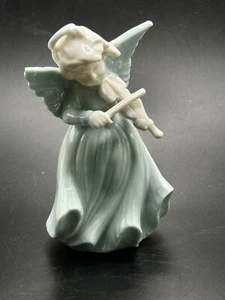 ARDALT LENWILE VERITHIN ANGEL BLUE DRESS PLAYING WHITE VIOLIN FIGURE JAPAN 5.5" - Picture 1 of 4