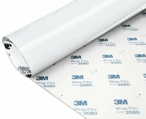 3M 2080 Weiss Glanzend Autofolie Car Wrapping Folie G10 152x500cm - Bild 1 von 8