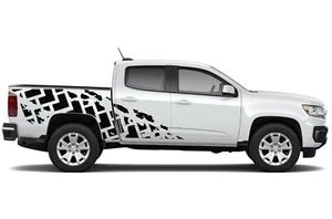 Tires truck stamp decals sticker graphic kit for Chevrolet Colorado 2015-Present - Picture 1 of 11