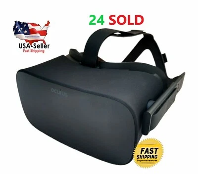 Rift CV-1 Headset Only Meta Oculus Tested Good Working Condition Without Cable * - Image 1 of 4