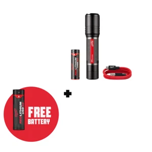 Milwaukee 2162-21 Redlithium USB Rechargeable Slide Focus Flashlight 2,000 LUM - Picture 1 of 4