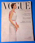 Vogue Magazine  June 1950 All Summer Clothes List 90-Day Plan Menu Schemes